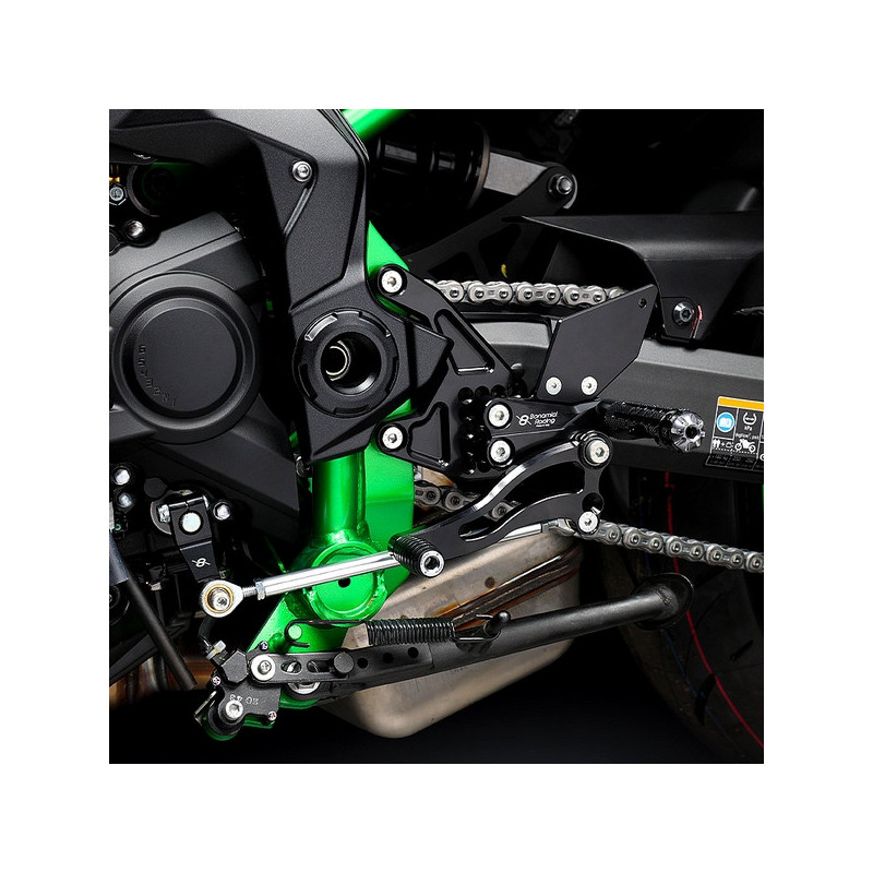 Commandes reculées Bonamici Racing K023B Kawasaki Z900 (2017-2026) | Moto Shop 35