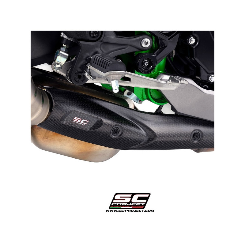 Silencieux SC Project CR-T M2 Carbone/Titane K43A-T67CR Kawasaki Z900 (2025-2026) | Moto Shop 35