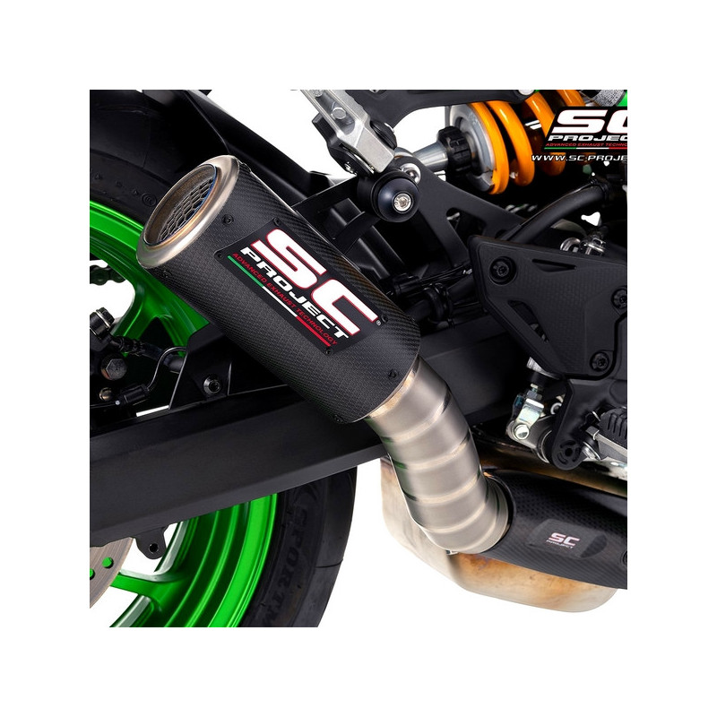 Silencieux SC Project CR-T M2 Carbone/Titane K43A-T67CR Kawasaki Z900 (2025-2026) | Moto Shop 35