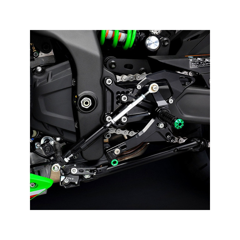 Commandes reculées Bonamici Racing K022 Kawasaki Ninja ZX-4R (RR) (2023-2026) | Moto Shop 35