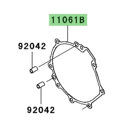 Joint de carter d'alternateur Kawasaki 110610179 | Moto Shop 35