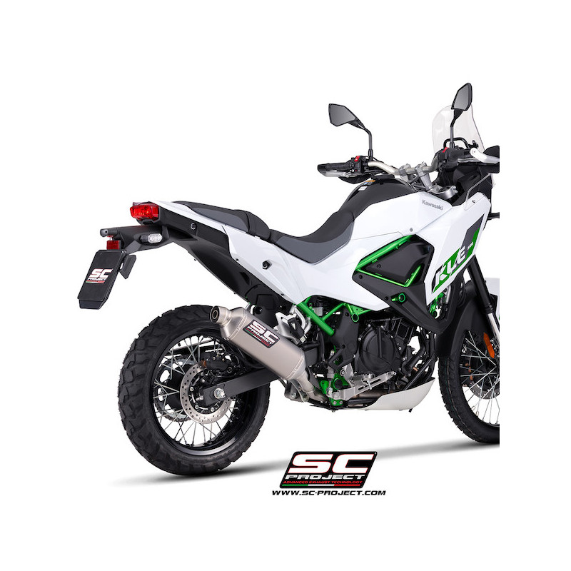 Silencieux SC Project Rally Raid titane K46A-100T Kawasaki KLE500 (2026) | Moto Shop 35