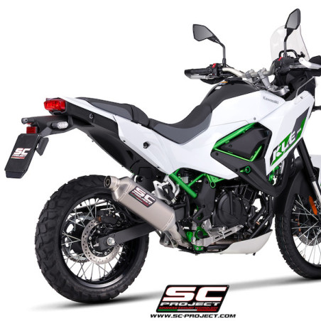 Silencieux SC Project Rally Raid titane K46A-100T Kawasaki KLE500 (2026) | Moto Shop 35
