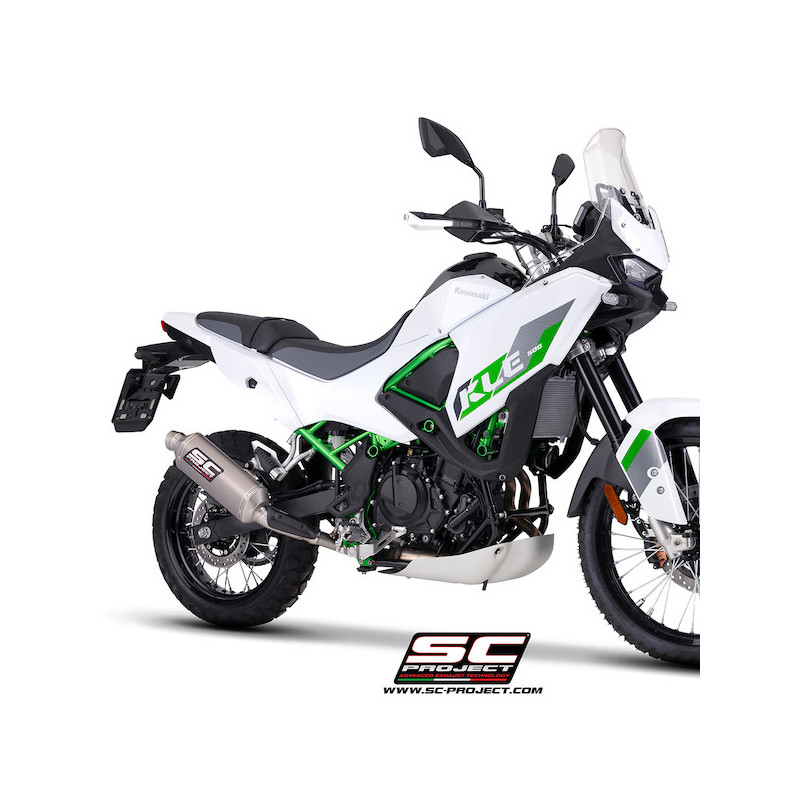 Silencieux SC Project Rally Raid titane K46A-100T Kawasaki KLE500 (2026) | Moto Shop 35