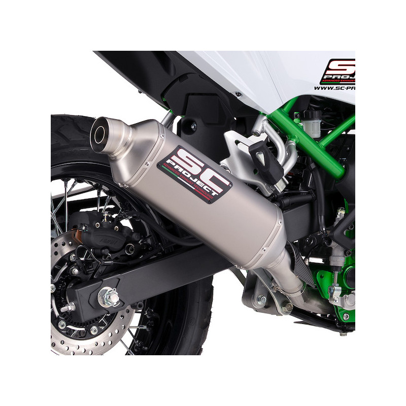 Silencieux SC Project Rally Raid titane K46A-100T Kawasaki KLE500 (2026) | Moto Shop 35