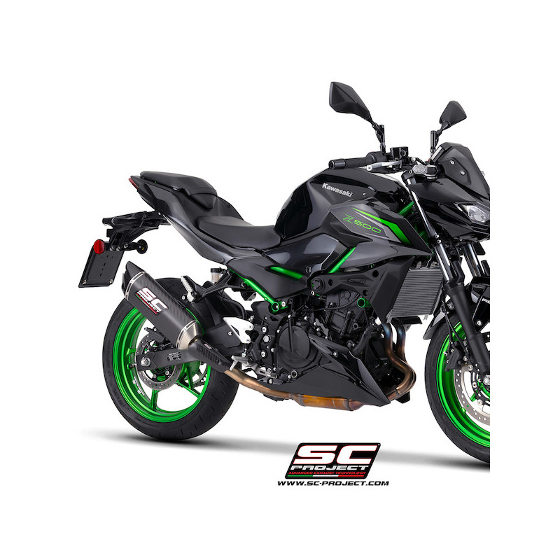 Silencieux SC Project SC1-X Carbone K45A-181C Kawasaki Z500 (2024-2026) | Moto Shop 35