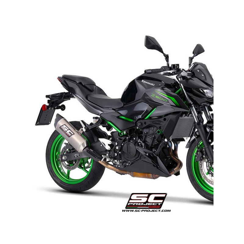 Silencieux SC Project SC1-X Titane K45A-181T Kawasaki Z500 (2024-2026) | Moto Shop 35