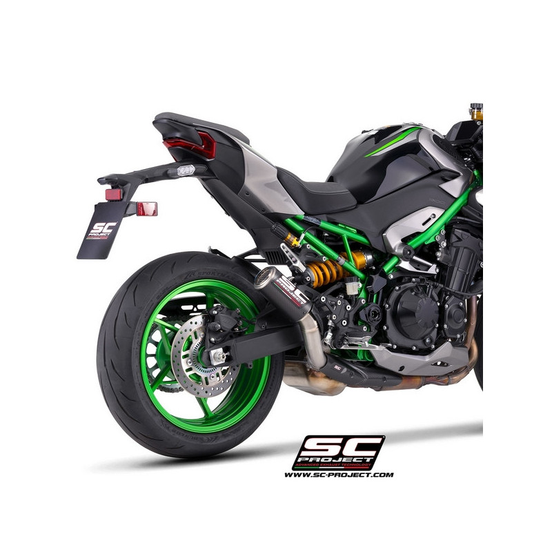 Silencieux SC Project CR-T Carbone (+ protection talon) K43A-T36CRP Kawasaki Z900 (2025-2026) | Moto Shop 35