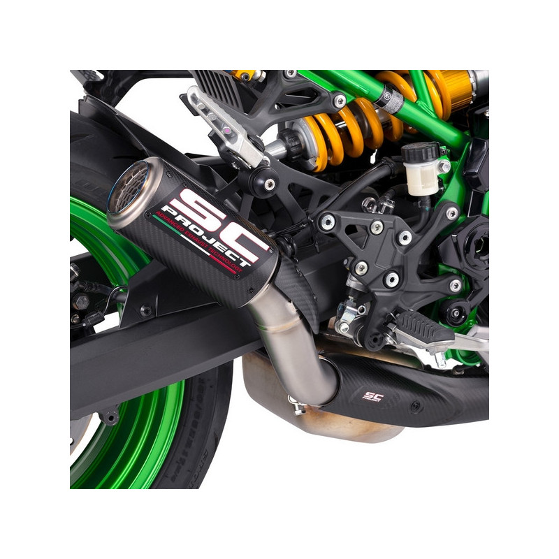 Silencieux SC Project CR-T Carbone (+ protection talon) K43A-T36CRP Kawasaki Z900 (2025-2026) | Moto Shop 35