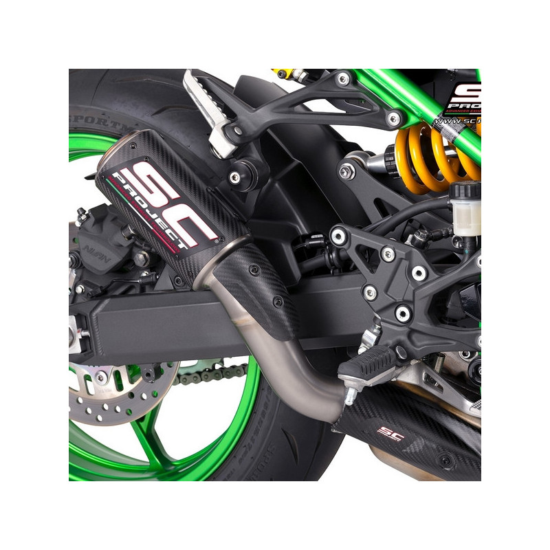 Silencieux SC Project CR-T Carbone (+ protection talon) K43A-T36CRP Kawasaki Z900 (2025-2026) | Moto Shop 35
