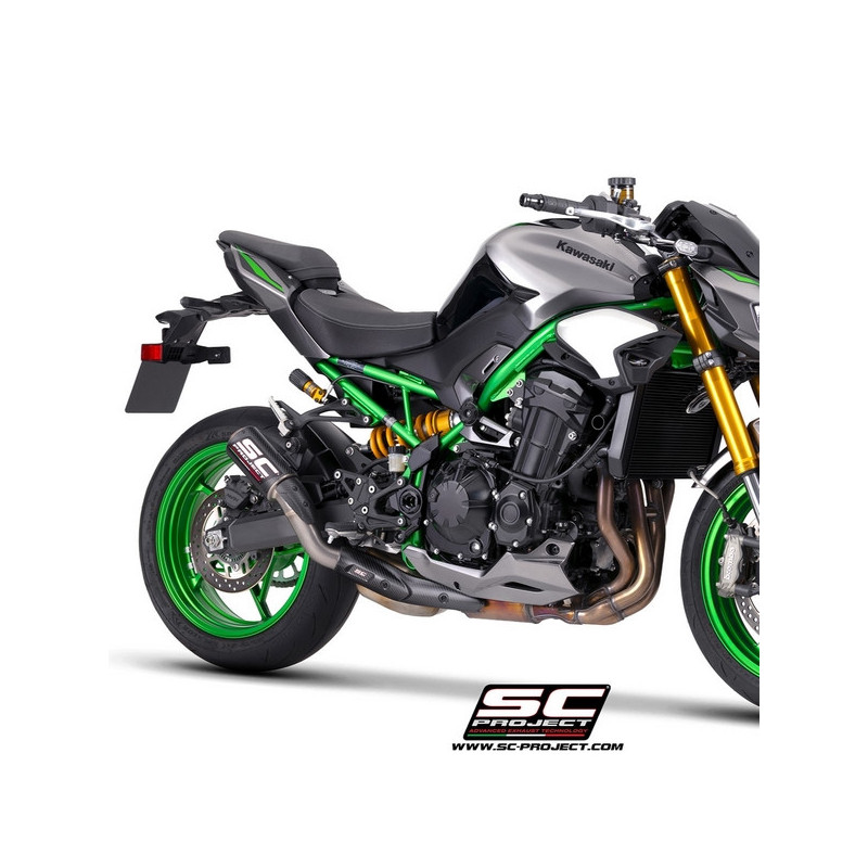 Silencieux SC Project CR-T Carbone (+ protection talon) K43A-T36CRP Kawasaki Z900 (2025-2026) | Moto Shop 35