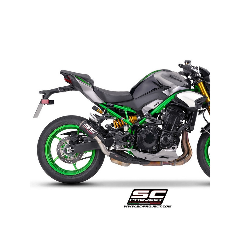 Silencieux SC Project CR-T Carbone (+ protection talon) K43A-T36CRP Kawasaki Z900 (2025-2026) | Moto Shop 35
