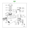 Maître-cylindre de frein avant Kawasaki 430150832 | Moto Shop 35