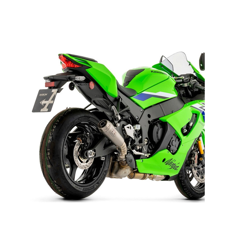 Silencieux Arrow Pro Race Nichrom Dark Kawasaki Ninja ZX-10R (+RR) (2026) | Réf. 77517PRN