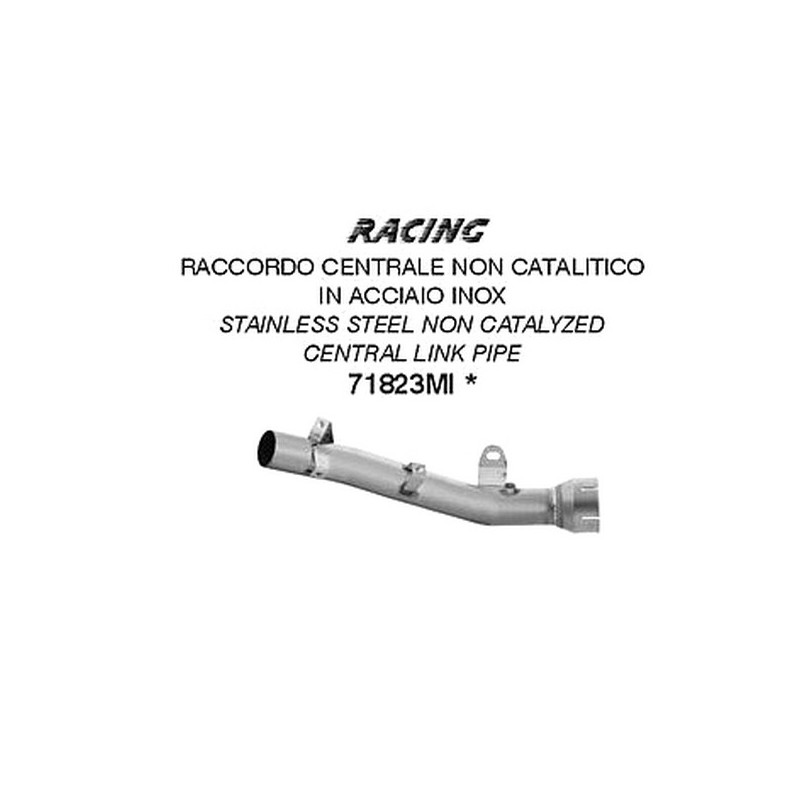 Tube "Décata" Inox Arrow 71823MI | Moto Shop 35