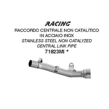 Tube "Décata" Inox Arrow 71823MI | Moto Shop 35
