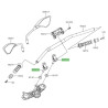 Pontet de guidon Kawasaki Z900 (2025-2026) | Réf. 46012043318R