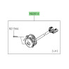 Commodo gauche Kawasaki Z900 (2025-2026) | Réf. 460910660
