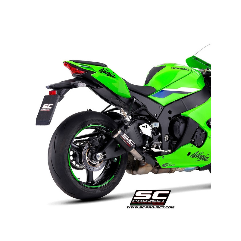 Silencieux SC Project CR-T Carbone Kawasaki Ninja ZX-10R (2026) | Réf. K47A-T36C