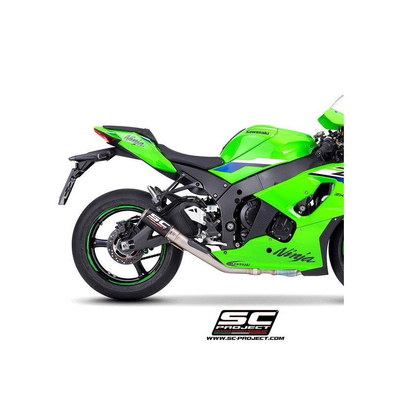 Silencieux SC Project CR-T "décata" Carbone Kawasaki Ninja ZX-10R (2026) | Réf. K47A-DET36C