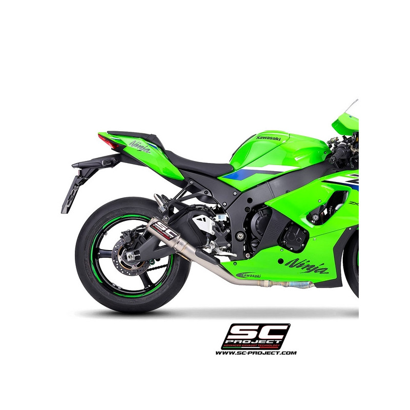 Silencieux SC Project CR-T "décata" Titane Kawasaki Ninja ZX-10R (2026) | Réf. K47A-DET36T