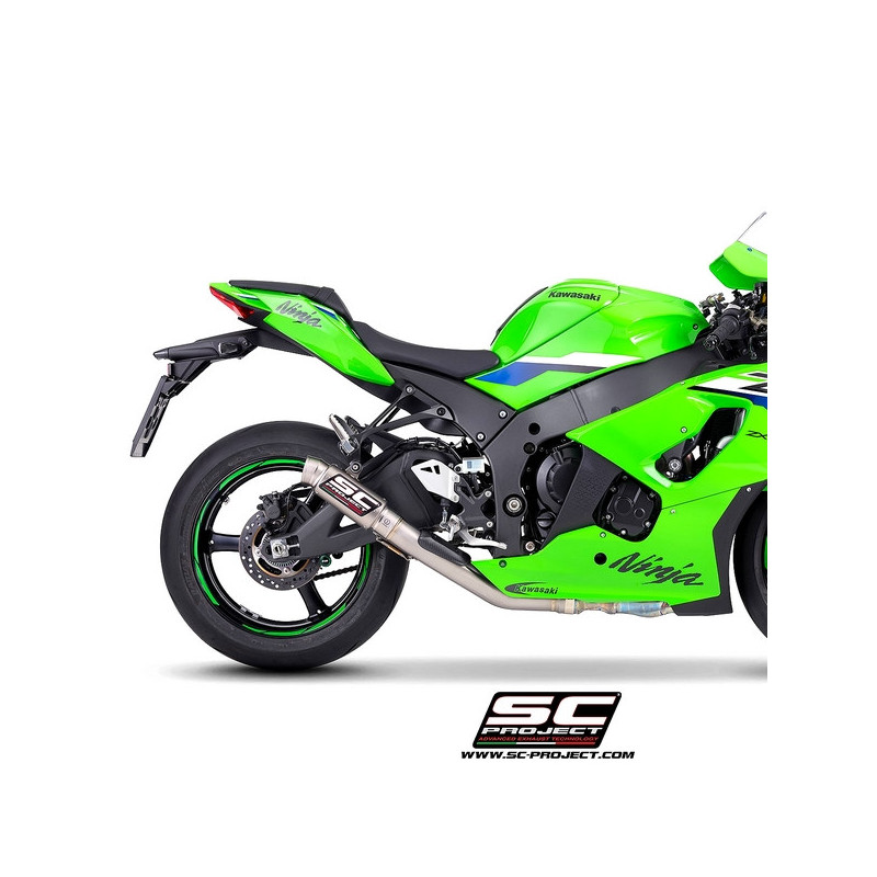 Silencieux SC Project GP70-R "décata" Titane Kawasaki Ninja ZX-10R (2026) | Réf. K47A-DET70T
