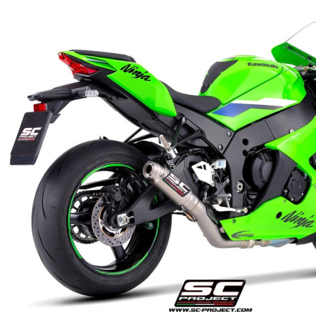 Silencieux SC Project GP70-R "décata" Titane Kawasaki Ninja ZX-10R (2026) | Réf. K47A-DET70T