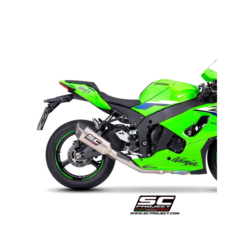 Silencieux SC Project SC1-R 250mm "décata" Titane Kawasaki Ninja ZX-10R (2026) | Réf. K47A-DET91T