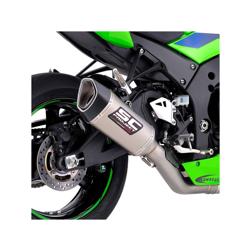 Silencieux SC Project SC1-R 250mm "décata" Titane Kawasaki Ninja ZX-10R (2026) | Réf. K47A-DET91T