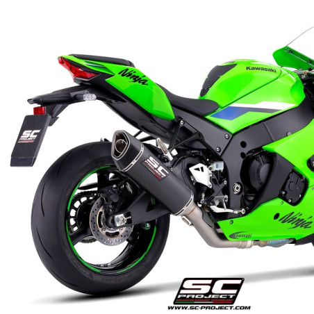 Silencieux SC Project SC1-R 350mm "décata" Carbone Kawasaki Ninja ZX-10R (2026) | Réf. K47A-DET93C