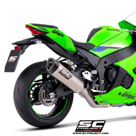 Silencieux SC Project SC1-R 350mm "décata" Titane Kawasaki Ninja ZX-10R (2026) | Réf. K47A-DET93T