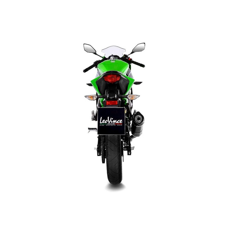 Silencieux LeoVince LV One Evo Carbone Kawasaki Ninja 125 (2019-2024) | Réf. 14294E