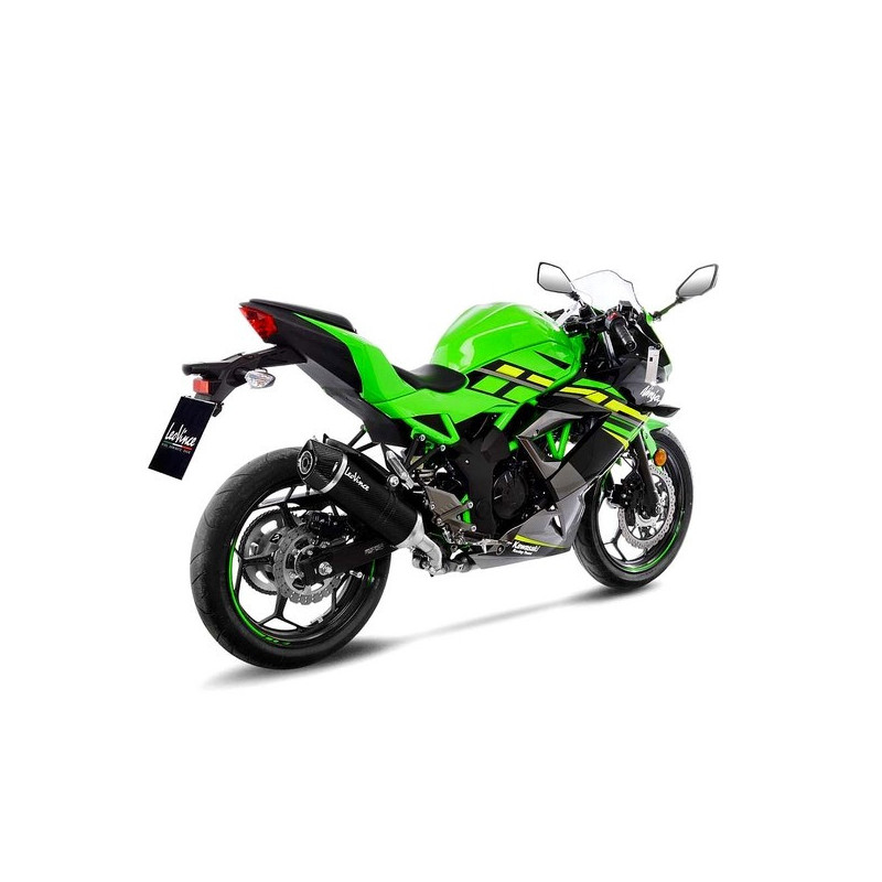 Silencieux LeoVince LV One Evo Carbone Kawasaki Ninja 125 (2019-2024) | Réf. 14294E