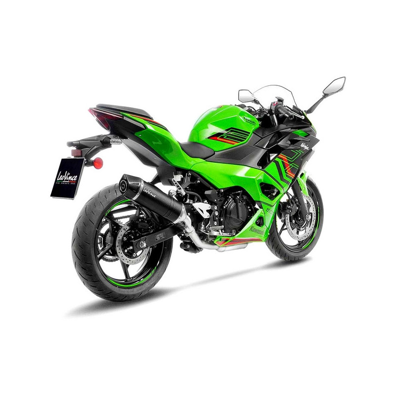 Silencieux LeoVince LV One Evo Carbone Kawasaki Ninja 500 (+SE) (2024-2026) | Réf. 14260E