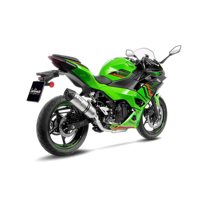 Silencieux LeoVince LV One Evo Inox Kawasaki Ninja 500 (+SE) (2024-2026) | Réf. 14259E