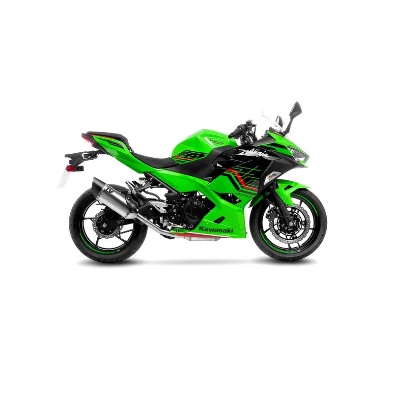 Silencieux LeoVince LV-14R Inox Kawasaki Ninja 400 (2018-2023) | Réf. 15607