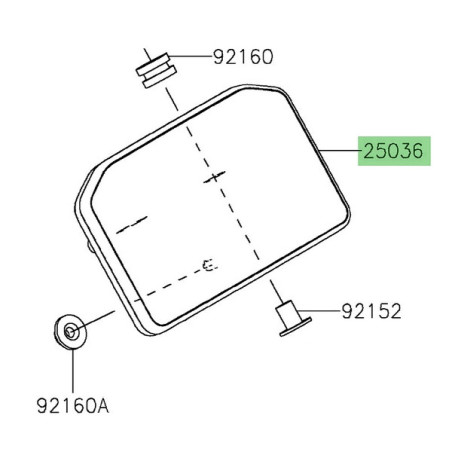 Bloc compteur TFT couleur Kawasaki 250360217 | Moto Shop 35
