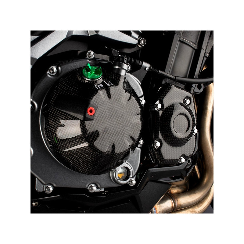 Pare-carter d'alternateur Carbone LighTech CARK8040 Kawasaki Z900 (2017-2026) | Moto Shop 35