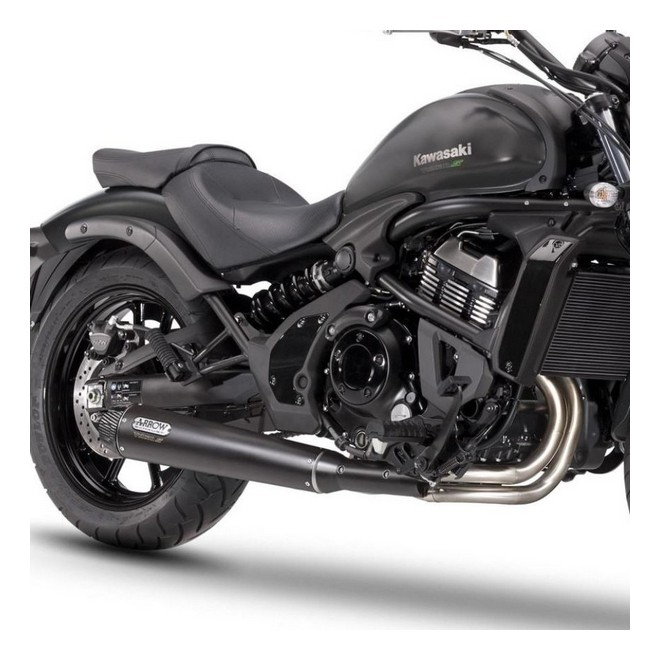 Ligne complète noir mat Arrow Kawasaki Vulcan S (2024-2026) | Réf. 258EXP0118A