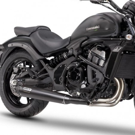 Ligne complète noir mat Arrow Kawasaki Vulcan S (2024-2026) | Réf. 258EXP0118A