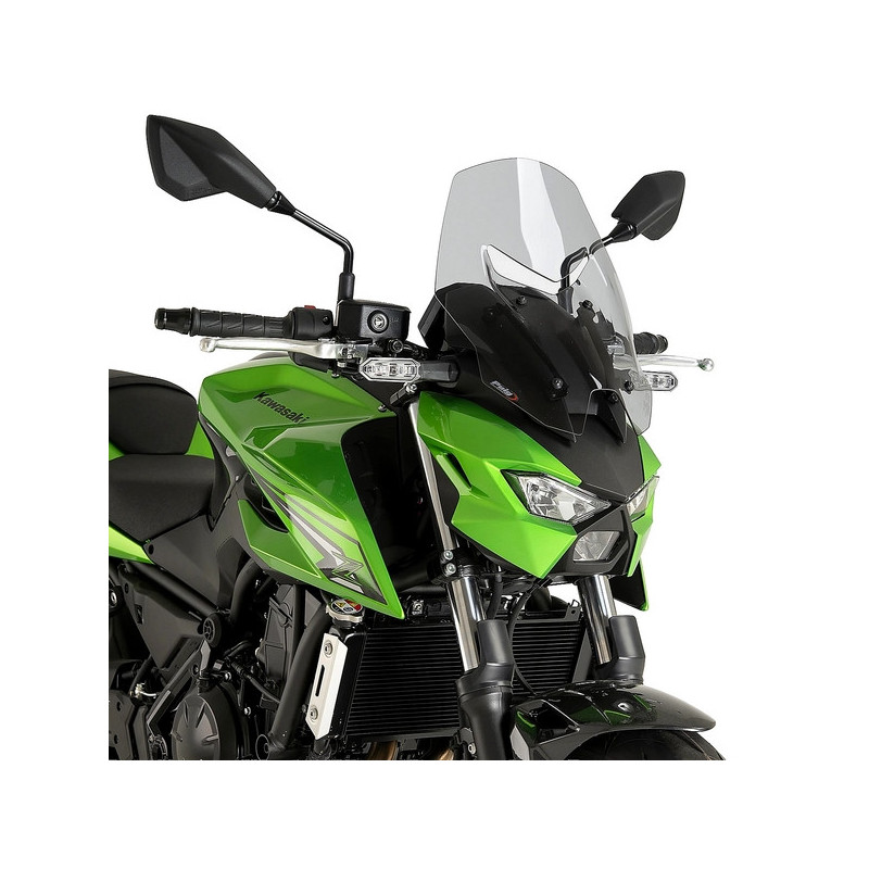 Saute-vent Touring Puig Fumé Clair 23036H Kawasaki Z650 S (2026) | Moto Shop 35