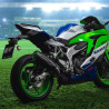 Silencieux sport Remus NXT noir/vert Kawasaki Ninja ZX-4R (+RR) (2024-2026) | Moto Shop 35