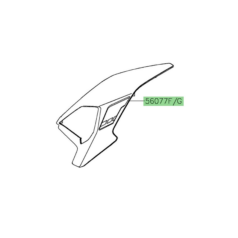 Autocollant latéral tête de fourche Kawasaki Z900 (2025) | Moto Shop 35