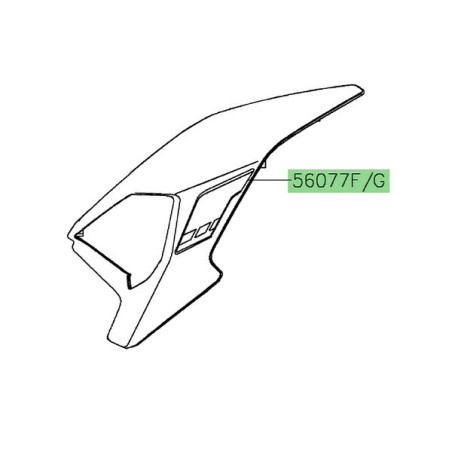 Autocollant latéral tête de fourche Kawasaki Z900 (2025) | Moto Shop 35