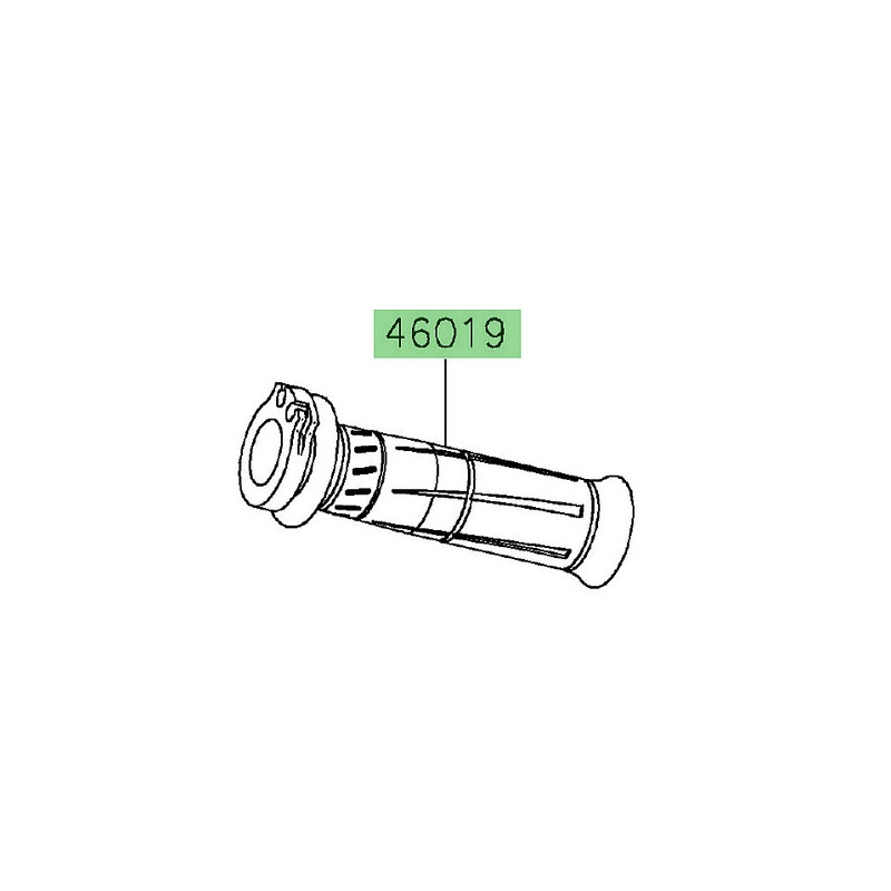 Poignée de gaz Kawasaki 460190020 | Moto Shop 35