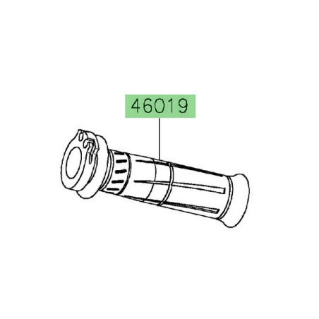 Poignée de gaz Kawasaki 460190020 | Moto Shop 35