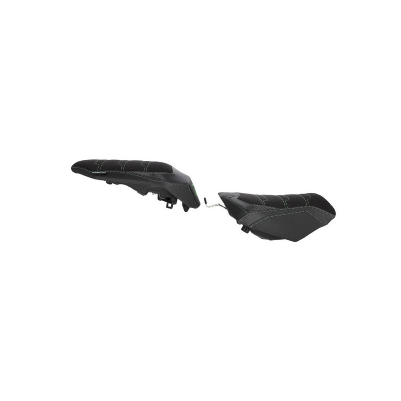 Selles confort Bagster SIT'N GO noir/vert Kawasaki Z650 S (2026-2027) | Moto Shop 35