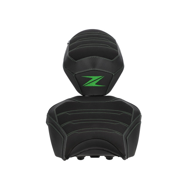 Selles confort Bagster SIT'N GO noir/vert Kawasaki Z650 S (2026-2027) | Moto Shop 35