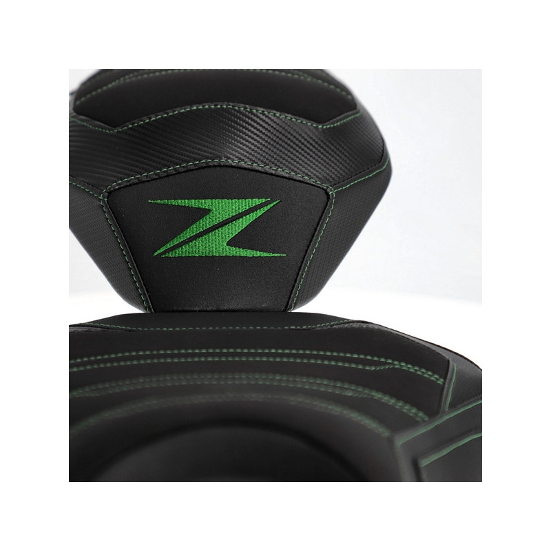Selles confort Bagster SIT'N GO noir/vert Kawasaki Z650 S (2026-2027) | Moto Shop 35