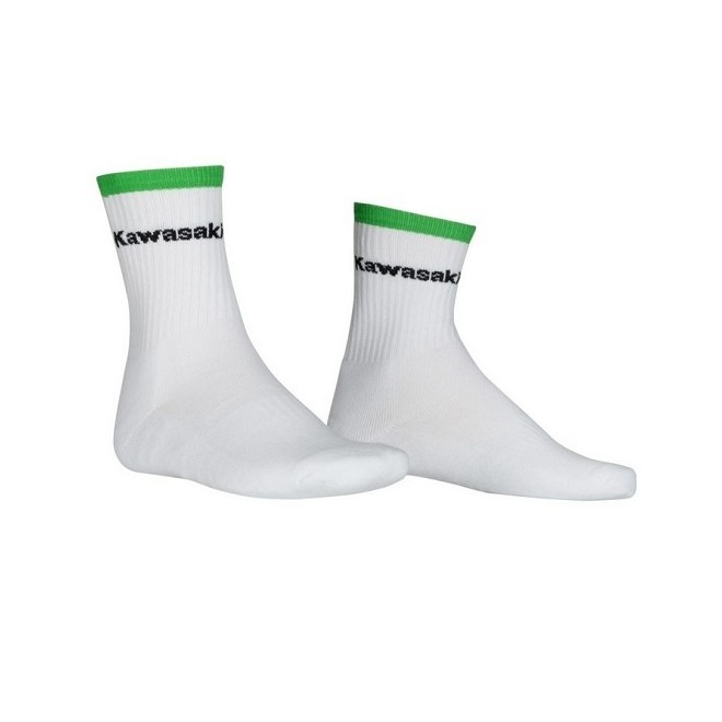 Chaussettes basses blanches Kawasaki